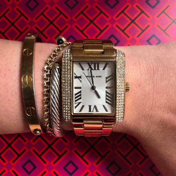 Michael Kors Watch Gold-tone, diamond bordering main image 2